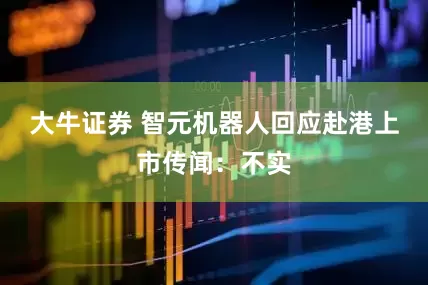 大牛证券 智元机器人回应赴港上市传闻：不实