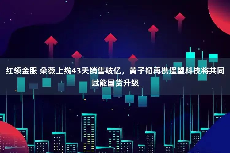红领金服 朵薇上线43天销售破亿，黄子韬再携遥望科技将共同赋能国货升级